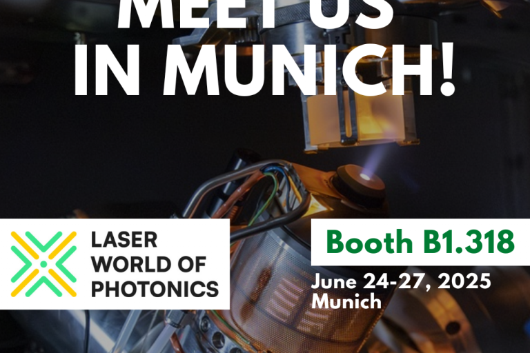 Meet us in Munich at Laser World of Photonics, Booth B1.318, June 24-27, 2025